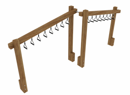 Гимнастический рукоход WOOD&SPORT «Ксанти»