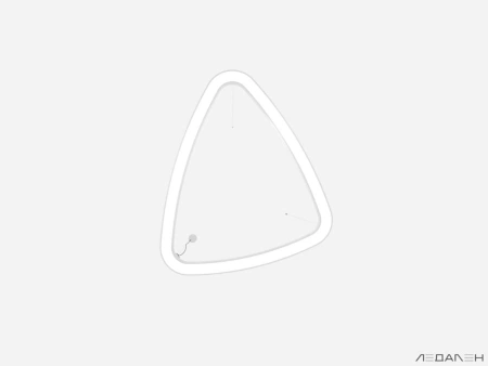 Купить треугольный светильник triangolo soft l 4000k 119w с доставкой