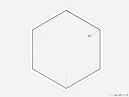 Купить шестиугольный светильник hexagon 3000k 108w с доставкой