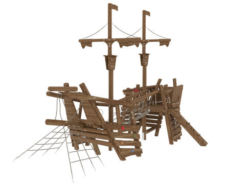 Игровой комплекс ARTWOOD «Корабль Виктория» с мачтами