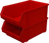 Ящик сплошной 500×310×183 мм, объем 28.37 л., арт.: 7965, красный, код: 00569