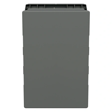 Вкладываемый контейнер INSTORE KV-6442 600х400х420 мм серый со сплошным дном и распашной крышкой