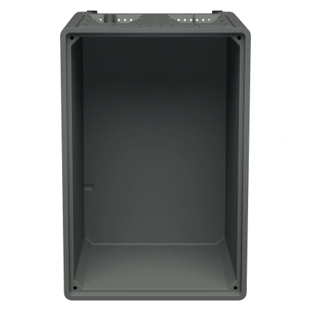 Большой контейнер 1200x800x920 мм iBOX светло-серый со сплошными стенками и дном, на колёсах