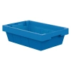 Вкладываемый контейнер INSTORE KV-5314 490x330x140 мм голубой со сплошным дном