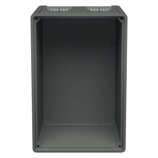 Контейнер 1200х800х920 мм iBOX светло-серый со сплош. стенками и дном, на колёсах с конич. резьбой 2 дюйма