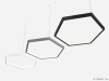 Купить шестиугольный светильник hexagon dentro 6000k 216w с доставкой
