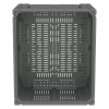 Большой контейнер 1200x1000x780 мм iBOX светло-серый c перфорированными стенками и дном, на полозьях