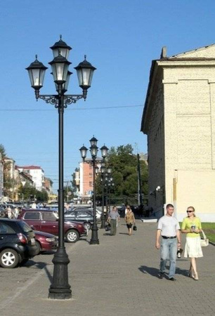 Фонарь уличный «Пушкин - 1» со светильником 5,742 м