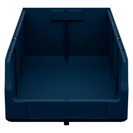 Складской лоток Logic Store 500x300x200 мм синий индиго с отверстиями для перегородок