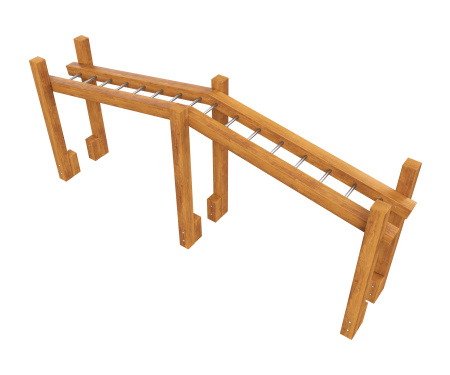 Гимнастический рукоход WOOD&SPORT «Сиэтл»