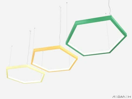 Купить шестиугольный светильник hexagon dentro 6000k 216w с доставкой