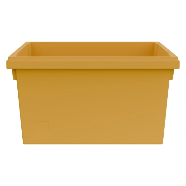 Вкладываемый контейнер INSTORE KV-6432 600x400x325 мм жёлтый с усиленным дном