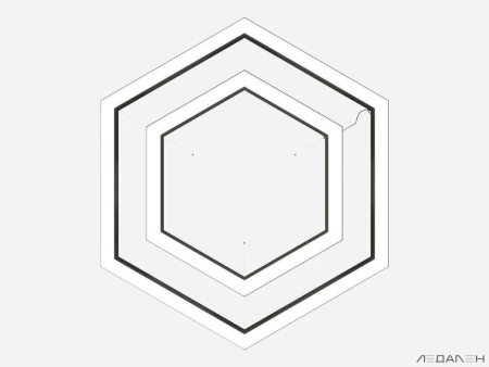 Купить шестиугольный светильник hexagon duo 6000k 78w с доставкой