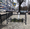 Велопарковка чугунная 4 места