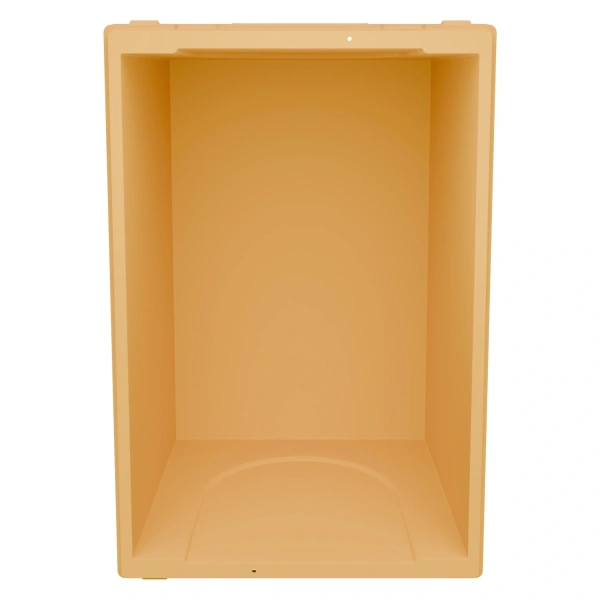 Вкладываемый контейнер INSTORE KV-6432 600x400x325 мм жёлтый с усиленным дном
