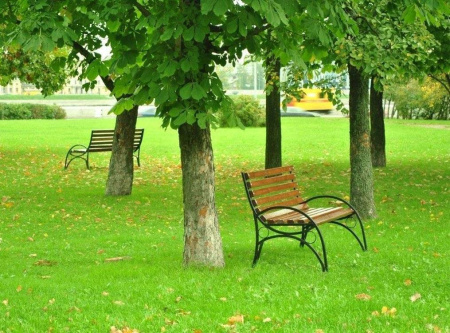 Скамейка стальная «Бульвар» 3,0 м (3 опоры)