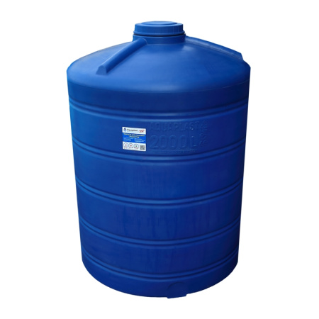 Овально-вертикальная емкость Aquaplast 2000 л Синий