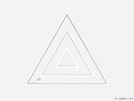 Купить треугольный светильник triangolo trio 3000k 339w с доставкой