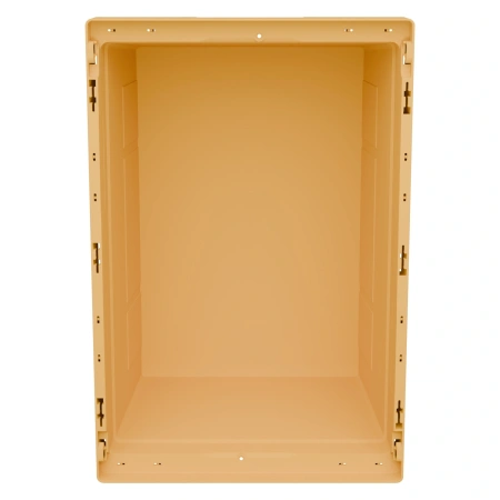 Вкладываемый контейнер INSTORE KV-6427 600x400x272 мм жёлтый со сплошным дном