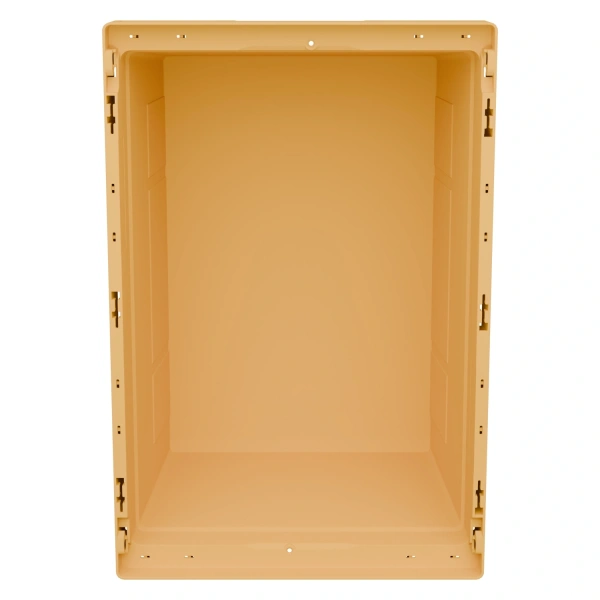 Вкладываемый контейнер INSTORE KV-6427 600x400x272 мм жёлтый со сплошным дном