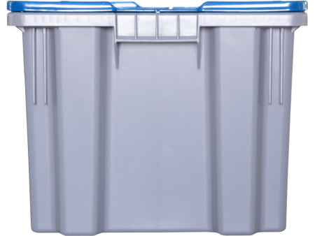 Ящик с крышкой п/э 600х400х315 сплошной, гладкое дно, морозостойкий Safe PRO, код: 33150