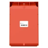 Складской лоток Logic Store 350х225х150 мм красный с отверст. для продольн. перегород. и накл. 100х70 мм