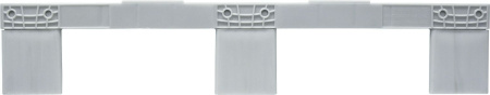 Паллет 800x600х150 сплошной, на 3-х полозьях, арт. TR 680 серый, код: 07878