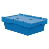 Вкладываемый контейнер INSTORE KV-6417 600х400х196 мм голубой со сплошным дном и распашной крышкой
