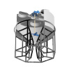 Емкость KV 3000 литров с лопастной мешалкой Белая