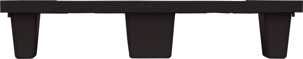 Паллет 1200x800х160 перфорированный, вкладываемый, на 9-х ножках, арт. TR 1208 L черный, код: 12748