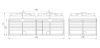 Кассета с низкими емкостями 10000 л (2х5000 л) пласт. краны
