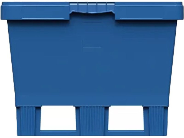 Ящик п/п 800х600х450 6,1кг. сплошной, конусный, на полозьях, код: 34269