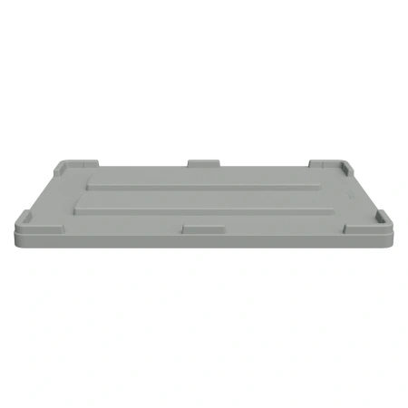 Крышка пластиковая 1215x815x75 мм светло-серая для большого контейнера iBOX 11.602