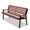 Скамейка стальная «Модерн» 3,0 м (3 опоры)