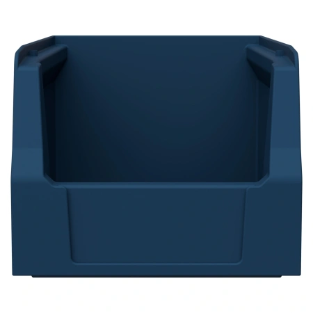 Складской лоток Logic Store 250х150х130 мм синий индиго с наклейкой 50х70 мм сбоку