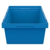 Вкладываемый контейнер INSTORE KV-6422 600x400x220 мм голубой со сплошным дном