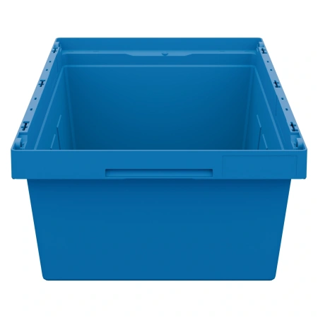 Вкладываемый контейнер INSTORE KV-6422 600x400x220 мм голубой со сплошным дном