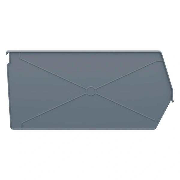 Разделительная перегородка продольная 481х239 мм светло-серая для складского лотка Logic Store LS 12.407