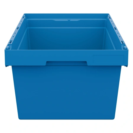 Вкладываемый контейнер INSTORE KV-6427 600x400x272 мм голубой со сплошным дном