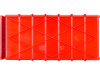 Ящик сплошной 400×185×100 мм, объем 7.4 л., арт.: 6003, красный, код: 10556