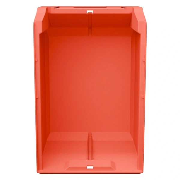 Складской лоток Logic Store 350х225х200 мм красный с отверст. для продольн. перегород. и накл. 100х70 мм