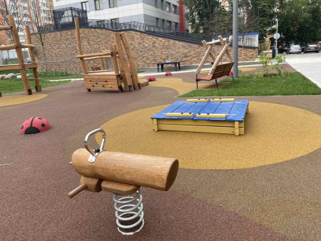 Качалка на пружине HARDWOOD «Гарленд»