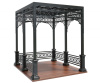 Беседка «Сити» квадратная, 6 опор С подиумом