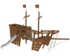 Игровой комплекс ARTWOOD «Корабль Венеция» с горкой и мачтами