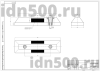 КП-0,55 Колесоотбойник полимерпесчаный (композитный) «Россия» (550х150х100 мм)