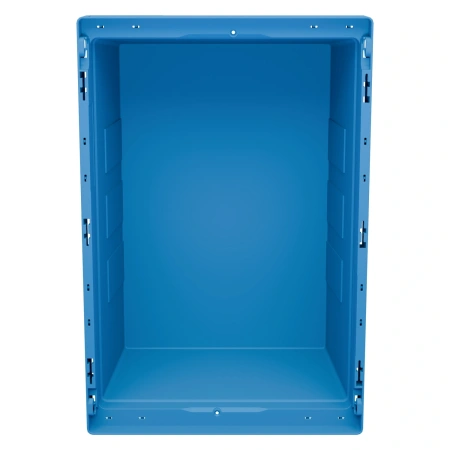 Вкладываемый контейнер INSTORE KV-6422 600x400x220 мм голубой со сплошным дном