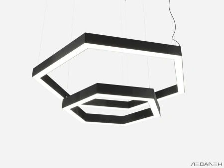 Купить шестиугольный светильник hexagon duo 6000k 78w с доставкой
