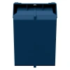 Складской лоток Logic Store 350x225x200 мм синий индиго с отверстиями для продольной перегородки