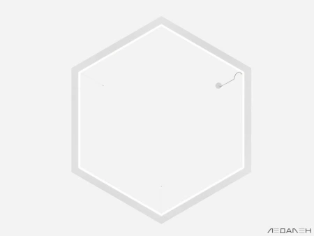 Купить шестиугольный светильник hexagon dentro 6000k 216w с доставкой