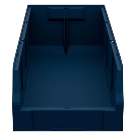 Складской лоток Logic Store 500х225х150 мм синий индиго с отверстиями для перегородок N1 (12.405.1)